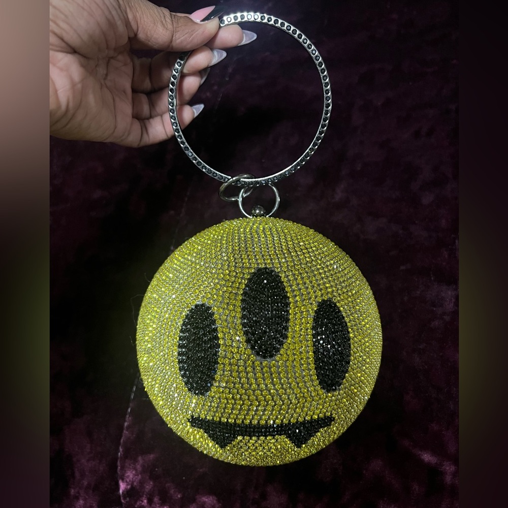 BARROW
bejewelled logo clutch bag